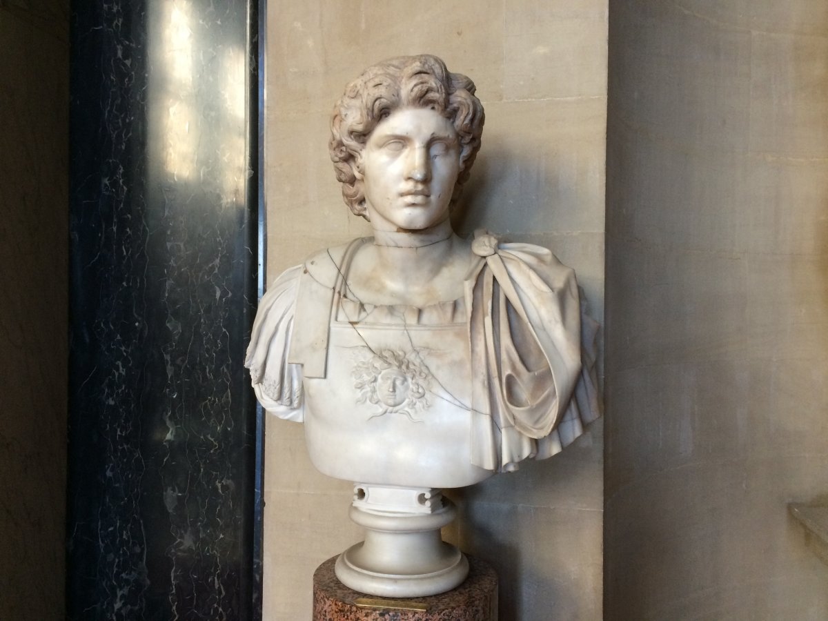 Greece High Definition - Roman bust of Alexander the Great, excavated from  the ruins of Herculaneum. Currently located in Blenheim Palace Oxfordshire,  England.
